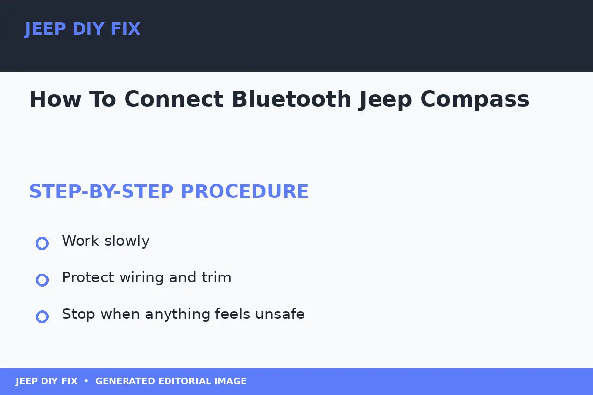 How To Connect Bluetooth Jeep Compass Completing the approved steps for How To Connect Bluetooth Jeep Compass