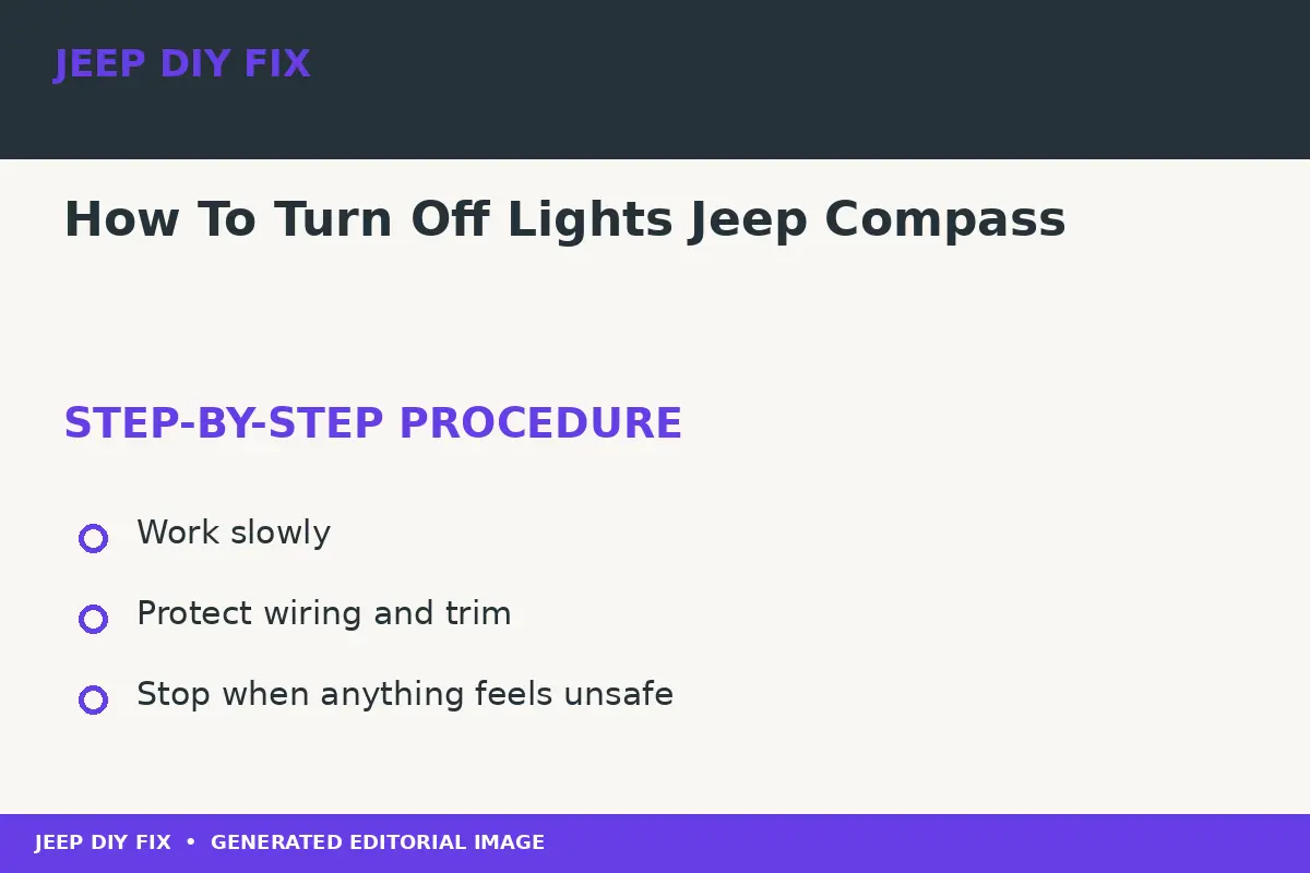 How To Turn Off Lights Jeep Compass Completing the approved steps for How To Turn Off Lights Jeep Compass