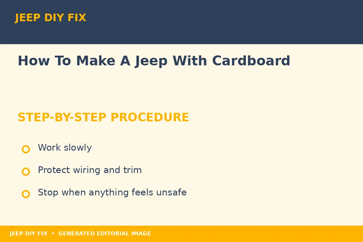 How To Make A Jeep With Cardboard Completing the approved steps for How To Make A Jeep With Cardboard