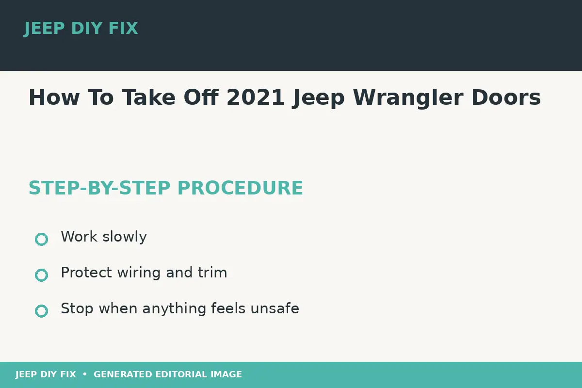 How To Take Off 2021 Jeep Wrangler Doors Completing the approved steps for How To Take Off 2021 Jeep Wrangler Doors