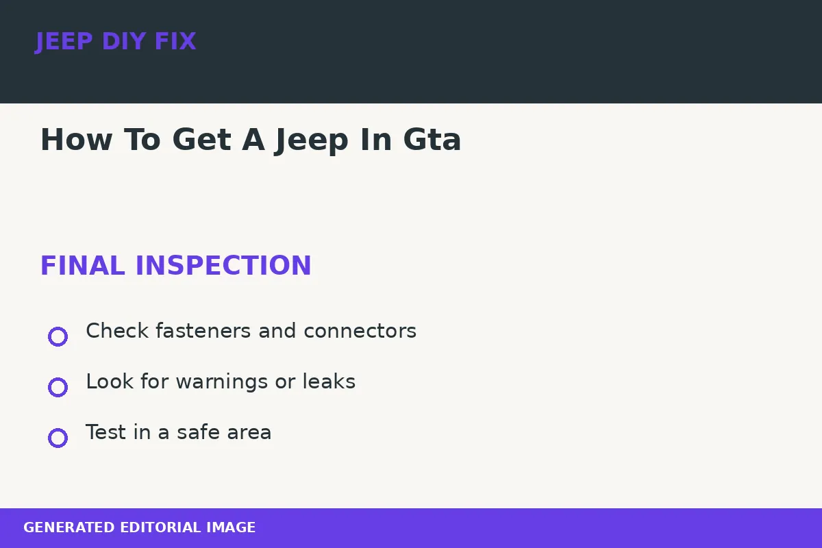 How To Get A Jeep In Gta Final inspection after How To Get A Jeep In Gta