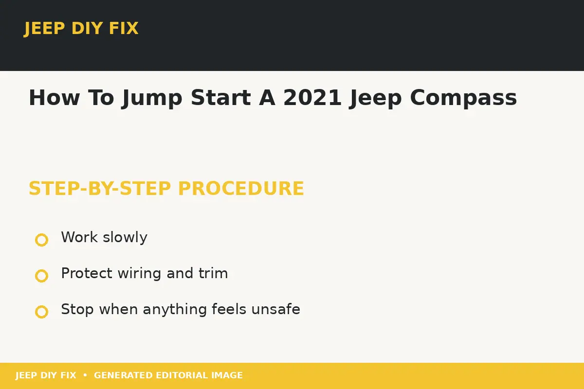 How To Jump Start A 2021 Jeep Compass Completing the approved steps for How To Jump Start A 2021 Jeep Compass