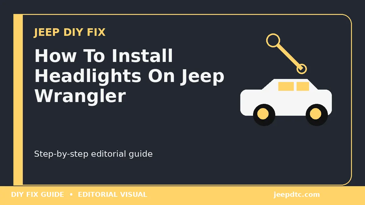 How To Install Headlights On Jeep Wrangler DIY guide