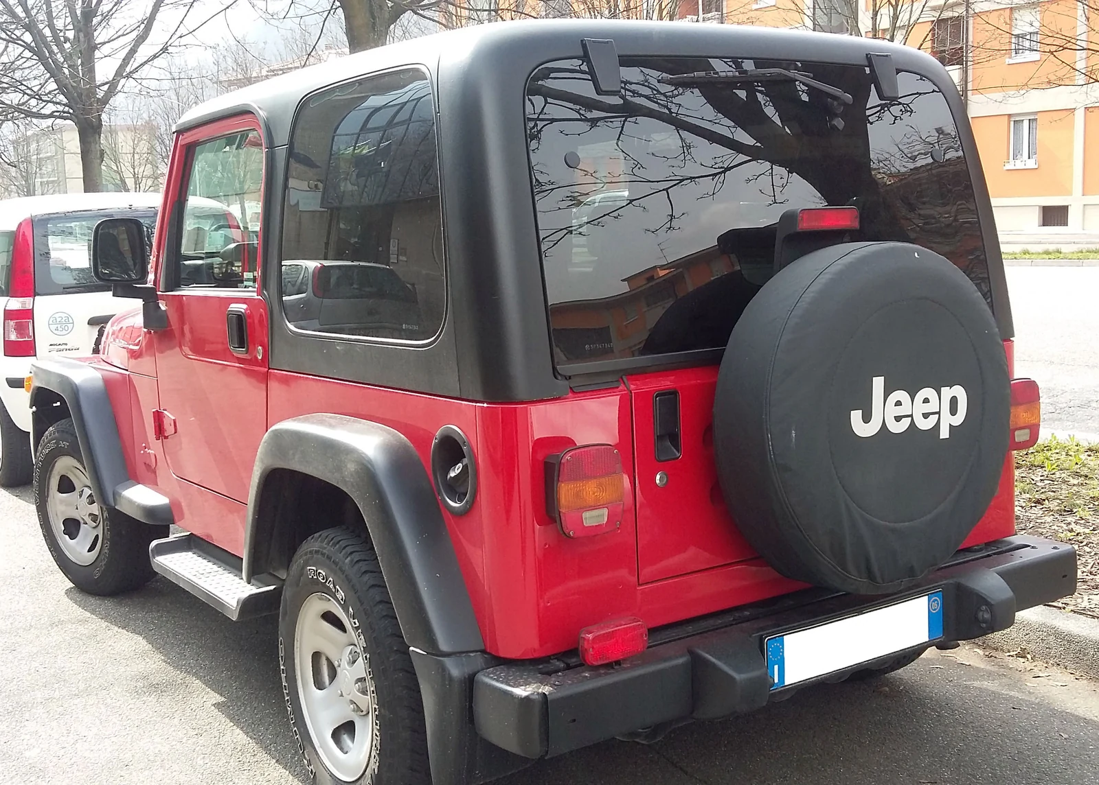 Jeep Wrangler rear window and hardtop glass