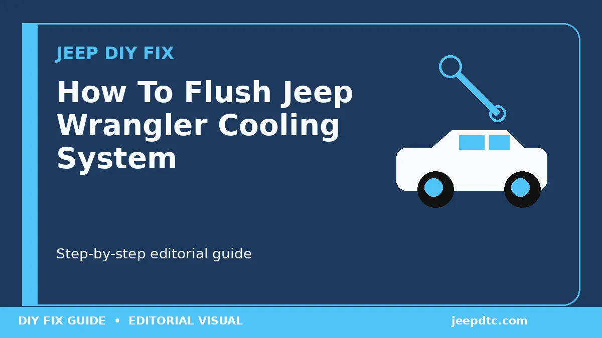How To Flush Jeep Wrangler Cooling System DIY guide