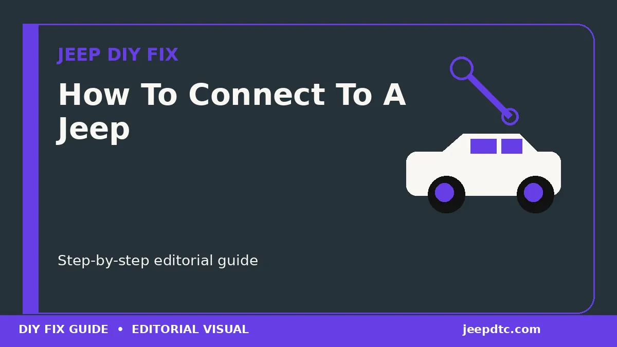 How To Connect To A Jeep DIY guide
