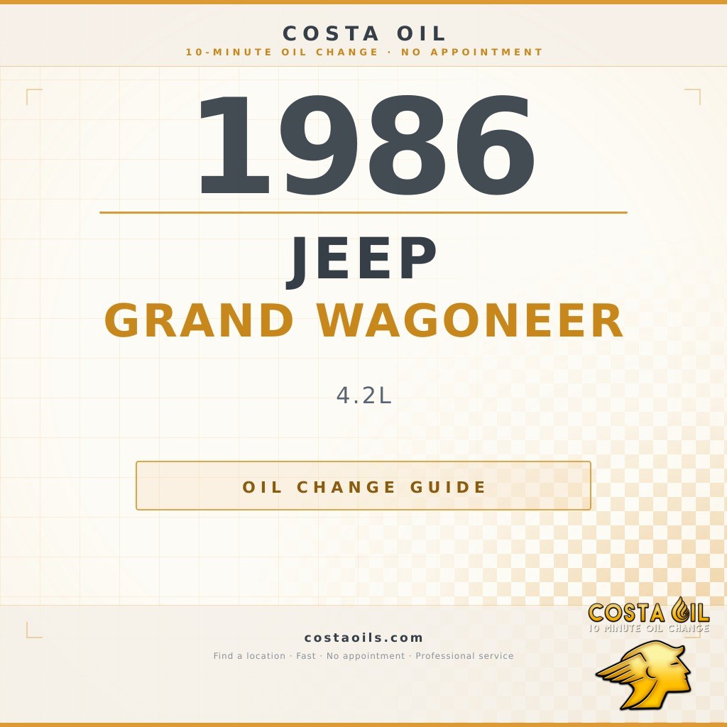 Jeep Grand Wagoneer Oil Change: Expert Tips for Smooth Rides