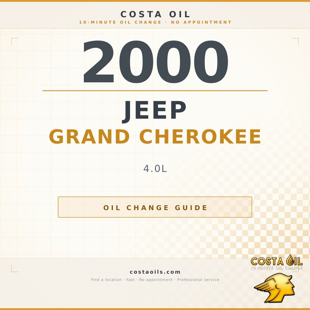 Oil Type For 2000 Jeep Grand Cherokee: Expert Guide & Tips