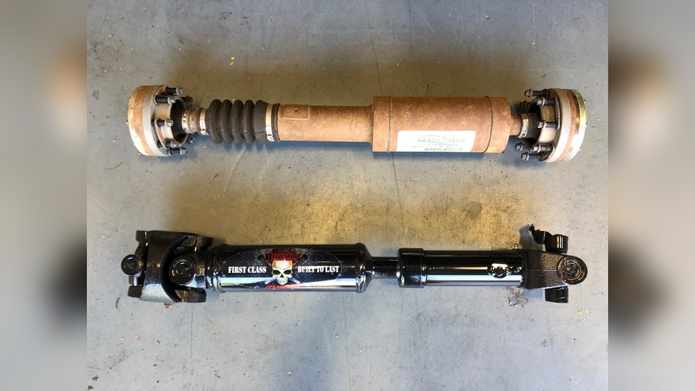 2007 jeep wrangler front drive shaft