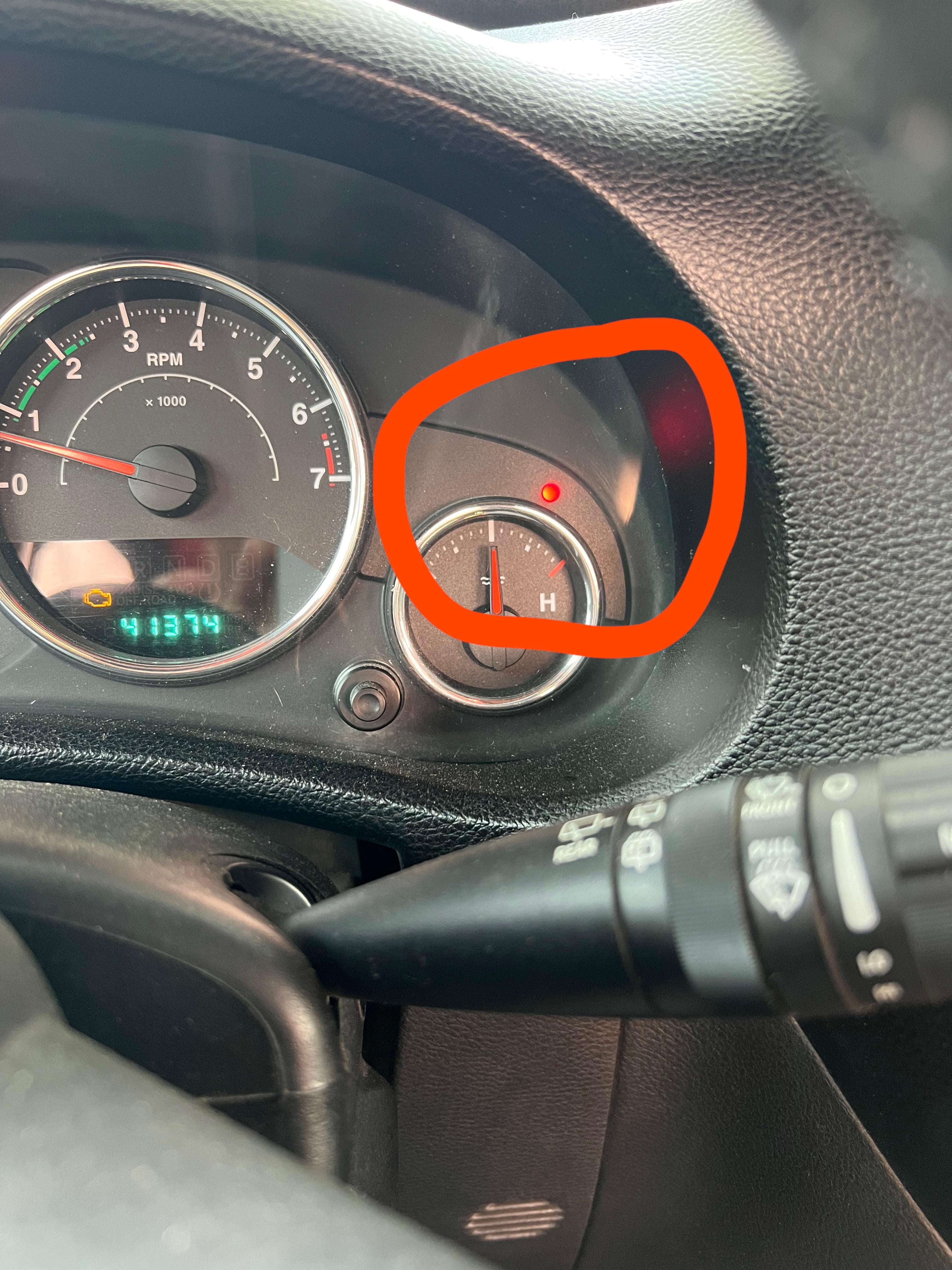 Solid Red Circle Light On Dashboard Jeep: What It Means