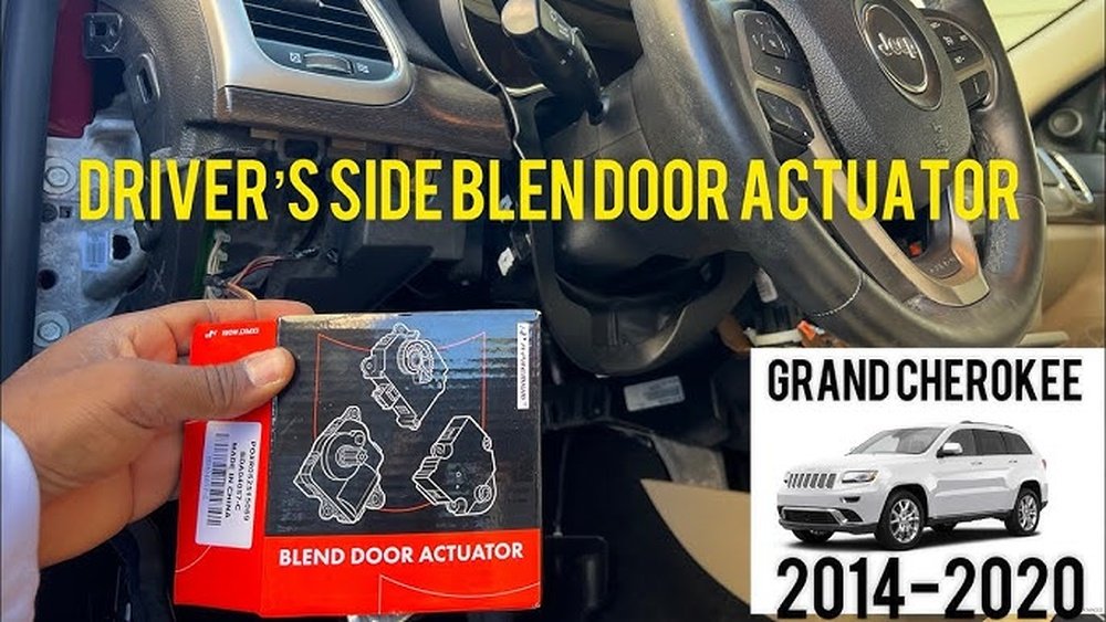 2014 jeep grand cherokee driver side blend door actuator replacement