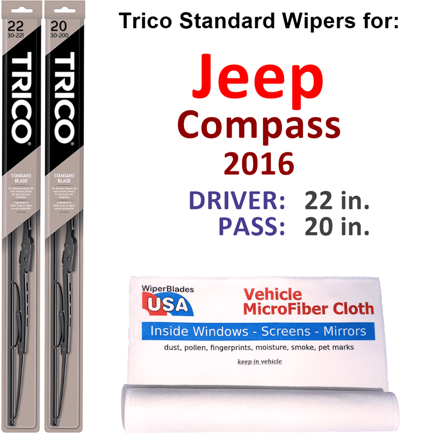 What Size Wiper Blades For 2016 Jeep Compass: Complete Guide What Size Wiper Blades For 2016 Jeep Compass: Complete Guide
