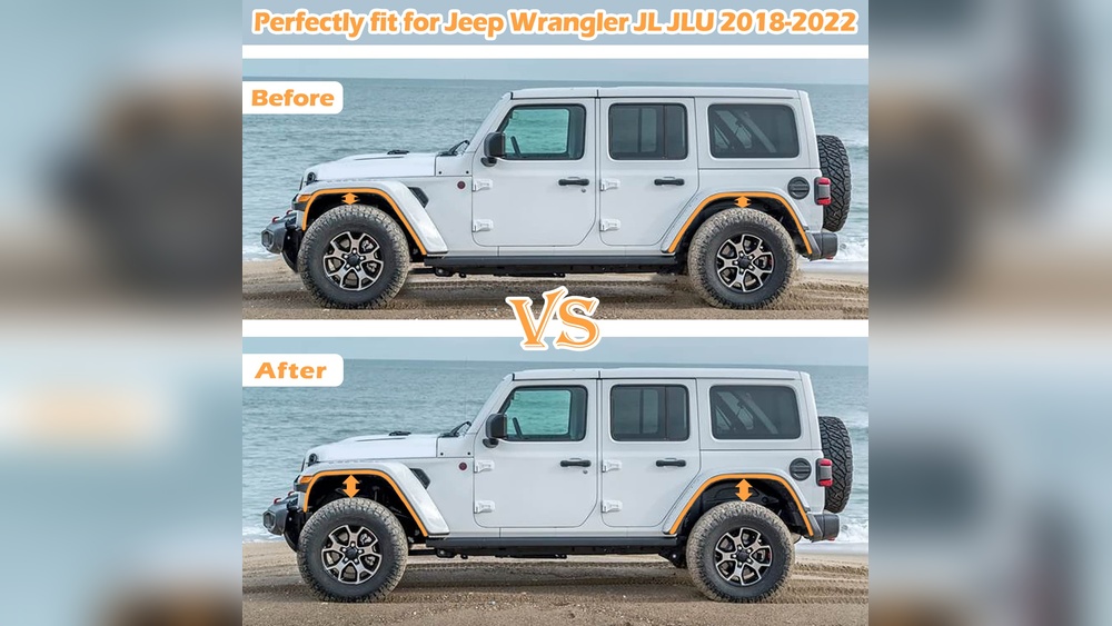 2018 jeep wrangler jl leveling kit
