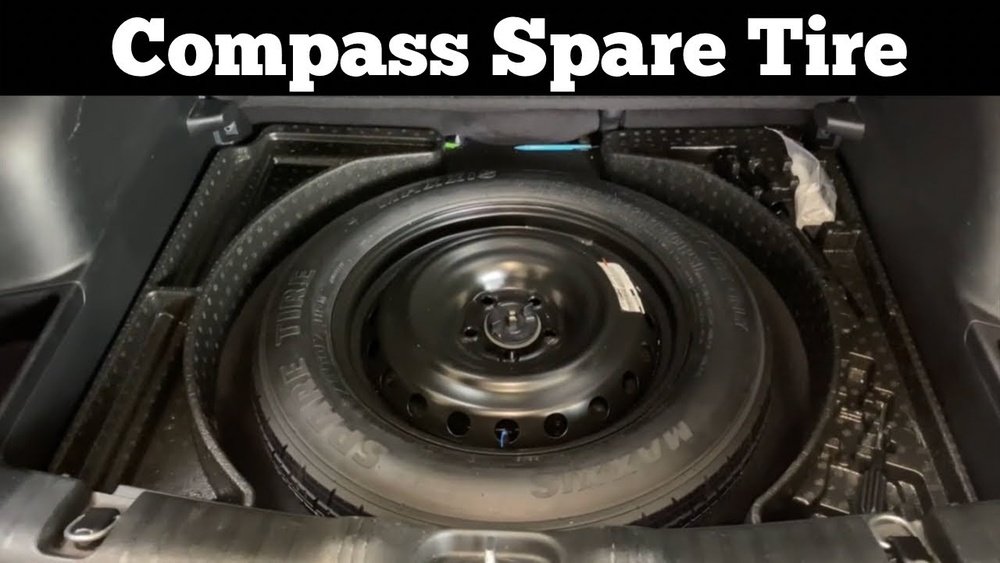 2019 jeep compass spare tire