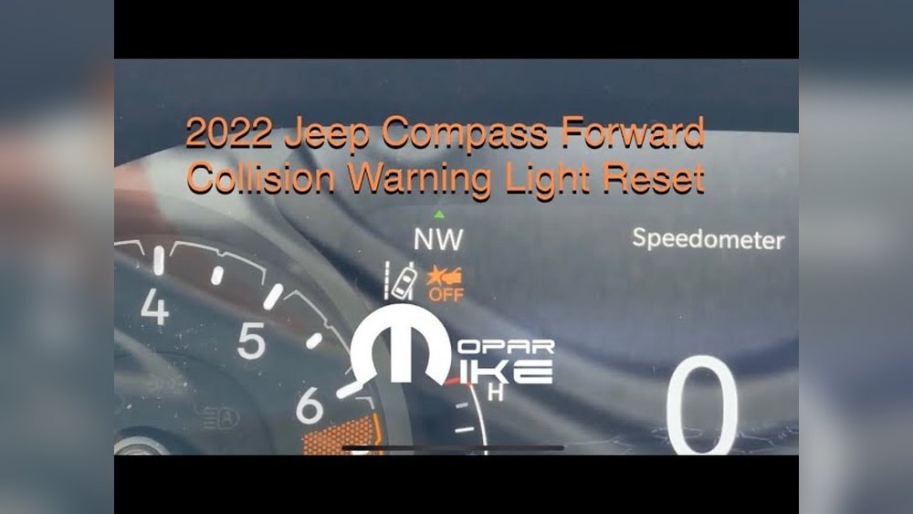 2021 jeep grand cherokee l forward collision warning light