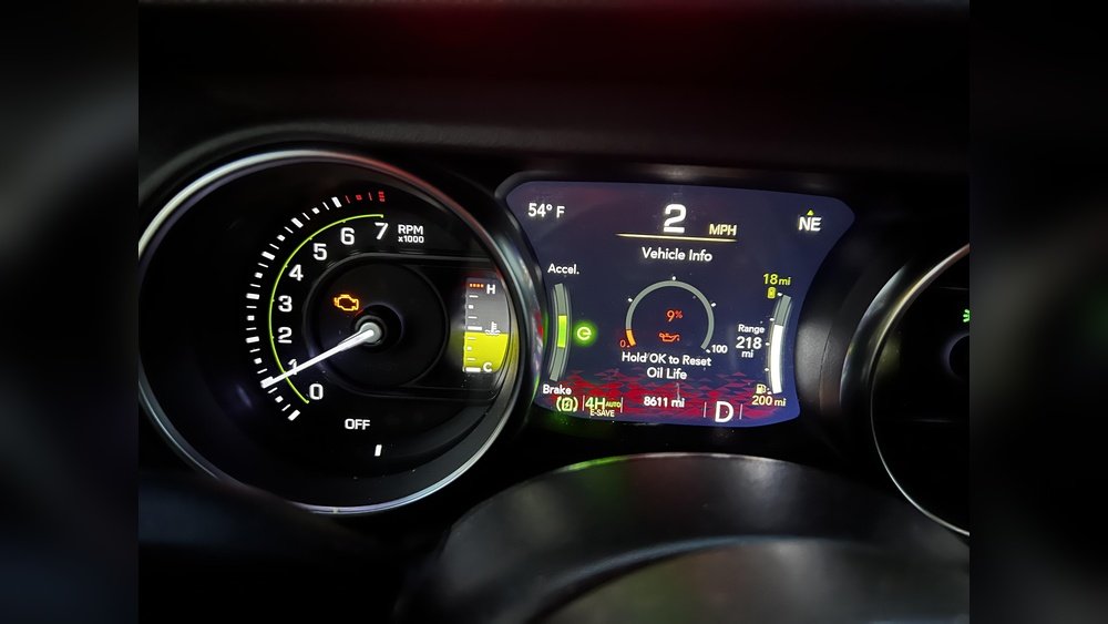2021 jeep wrangler check engine light