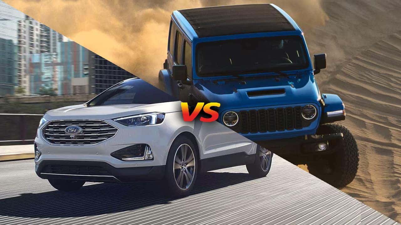 Ford Edge vs Jeep Wrangler: Which SUV Reigns Supreme?