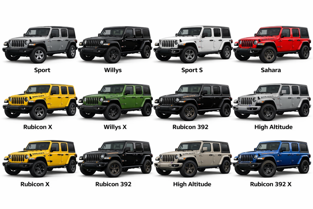 How Many Jeep Wrangler Models Are There? Complete Guide 2024