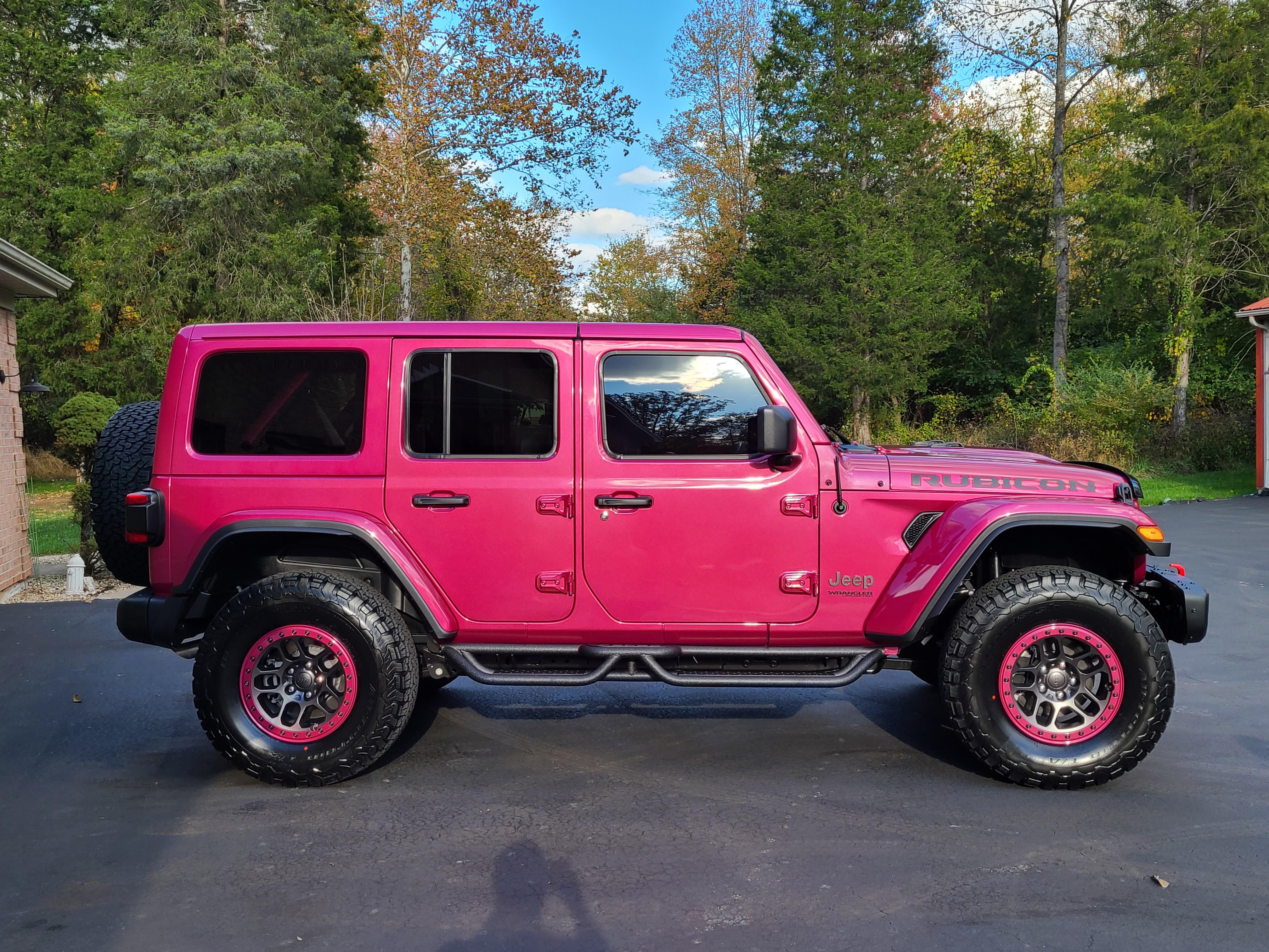 Pink Jeep Wrangler 2 Door: Stand Out With Iconic Style Pink Jeep Wrangler 2 Door: Stand Out With Iconic Style