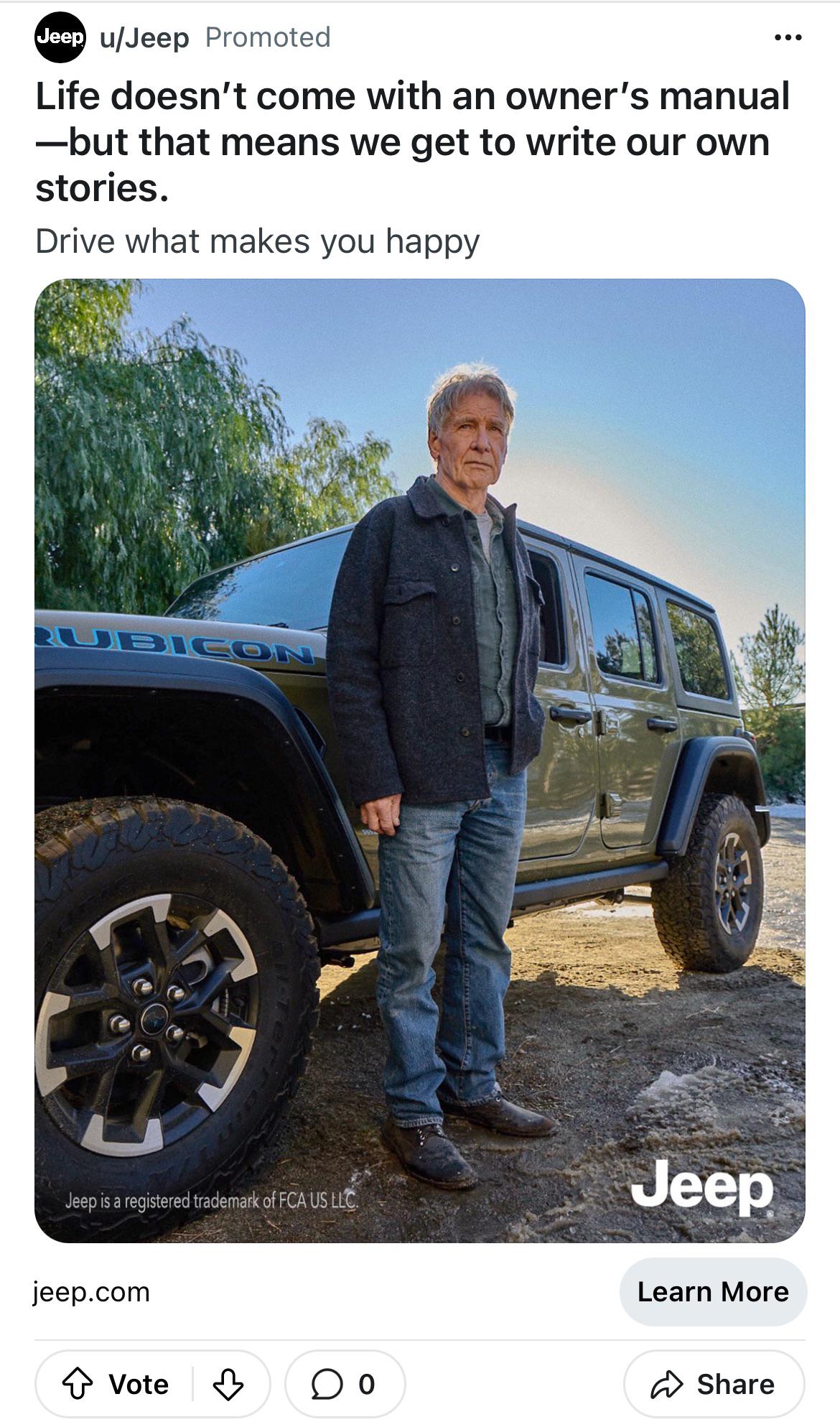 Does Harrison Ford Own a Jeep? The Surprising Truth Revealed Does Harrison Ford Own a Jeep? The Surprising Truth Revealed