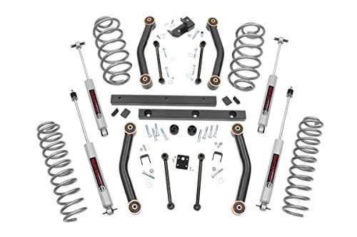 Rough Country 4-Inch Lift Kit for Jeep Wrangler TJ