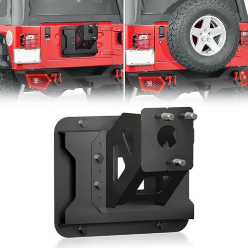 YZONA Spare Tire Carrier for Jeep Wrangler