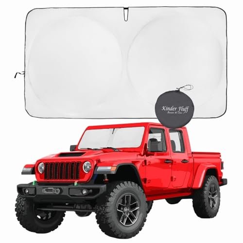 Kinder Fluff Jeep Windshield Sunshade