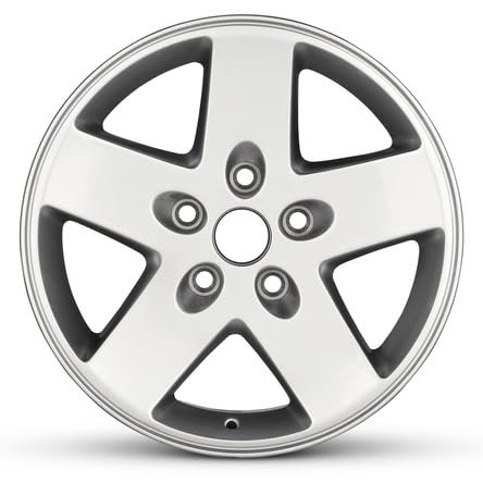 17-Inch Silver Alloy Jeep Wrangler Rim