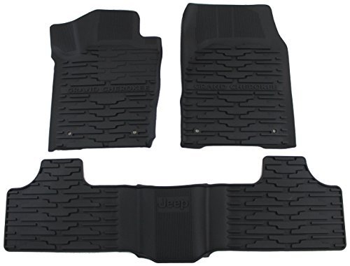 Mopar Grand Cherokee Black All-Weather Floor Mats