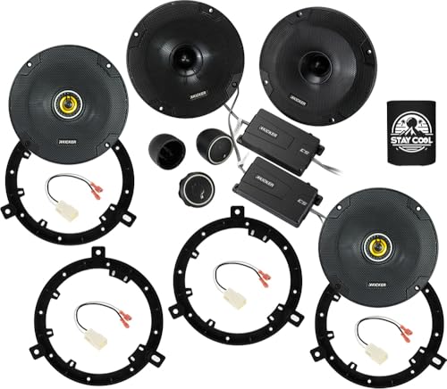 KICKER 6.75" Wrangler Speaker Upgrade Kit