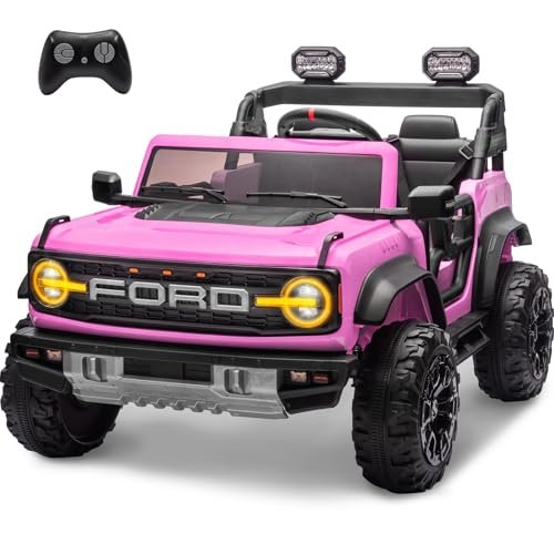 Ford Bronco Raptor 24V Pink Jeep