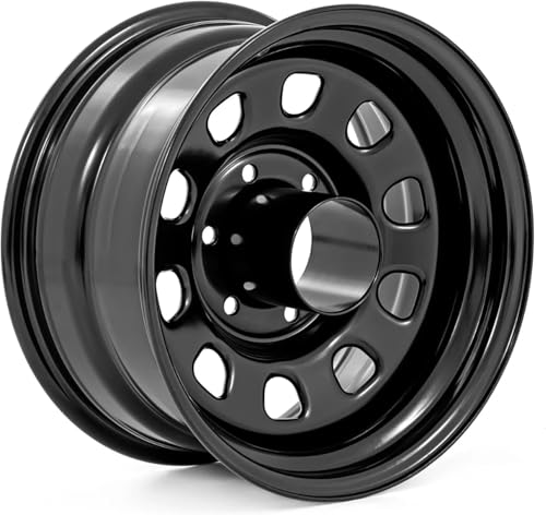 Rough Country Black Steel D-Window Rim