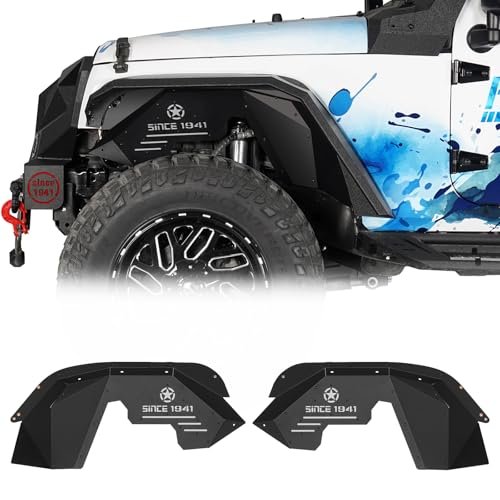 Aluminum Front Fender Liners for Jeep JK