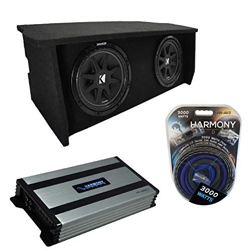 Harmony Audio Dual 12" Subwoofer Kit for Jeep Wrangler 2 Door
