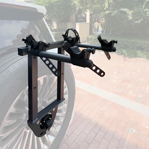 PENSUN Spare-Tire 2-Bike Rack for Jeep Wrangler