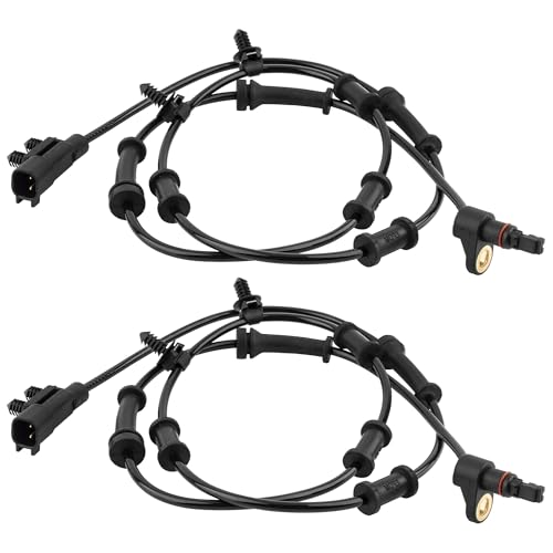 MACHSWON Black ABS Wheel Speed Sensor Set