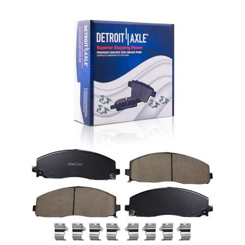 Detroit Axle Ceramic Front Brake Pads for Wrangler JL