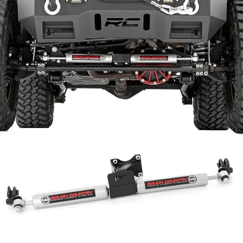 Rough Country N3 Dual Steering Stabilizer for Jeep JK