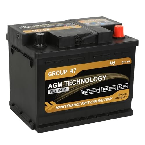 Daakmax AGM Battery for Jeep Liberty
