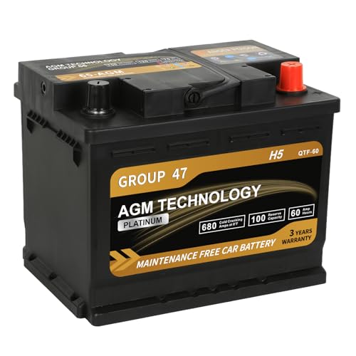 Daakmax Platinum AGM Battery Group 47