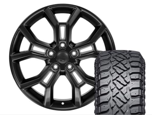 Grand Cherokee 20 Inch Satin Black Rims & Tires