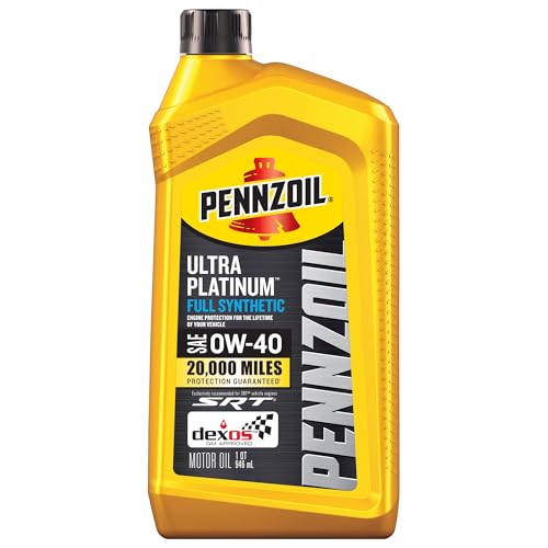 Pennzoil Ultra Platinum 0W-40 Full Synthetic Oil