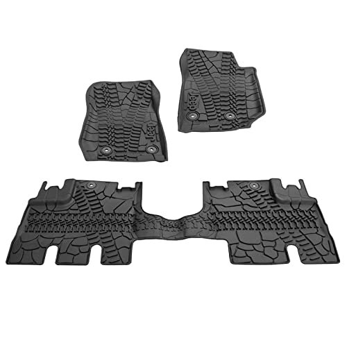 Mopar Jeep Wrangler 4-Door All-Weather Floor Mats