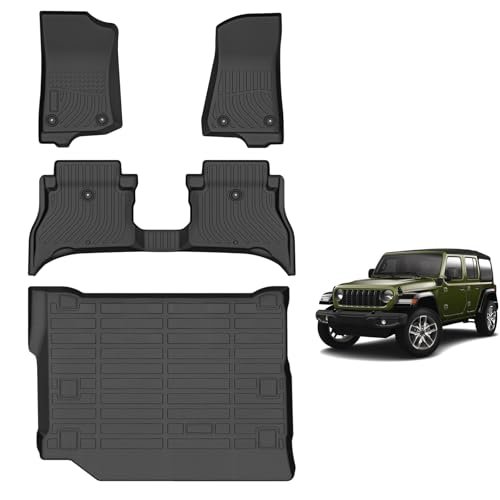 Jeep Wrangler 4xe Custom TPE Floor Mats