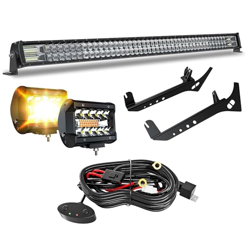 FEELON 52" LED Light Bar for Jeep Wrangler JL & Gladiator JT
