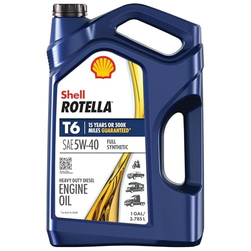 Shell Rotella T6 5W-40 Full Synthetic Diesel Oil