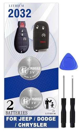 Pinochi Key Fob Battery for Jeep Cherokee
