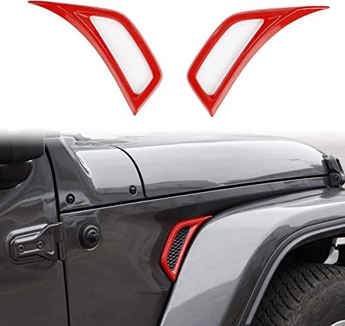 Voodonala Red Side Vent Trim for Wrangler JL/JT