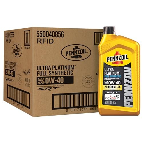 Pennzoil Ultra Platinum 0W-40 Full Synthetic Motor Oil (6 Pack)