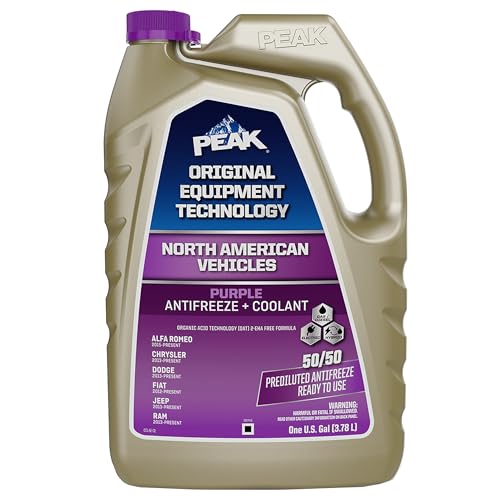 PEAK OET Purple 50/50 Antifreeze for Jeep